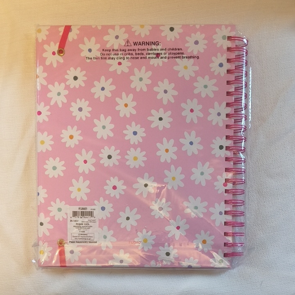Pink Floral Spiral Notebook - Picture 2 of 3